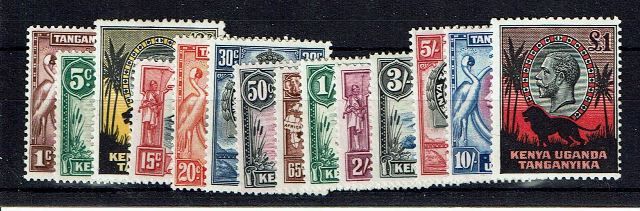 Image of KUT-Kenya Uganda & Tanganyika SG 110/23 LMM British Commonwealth Stamp